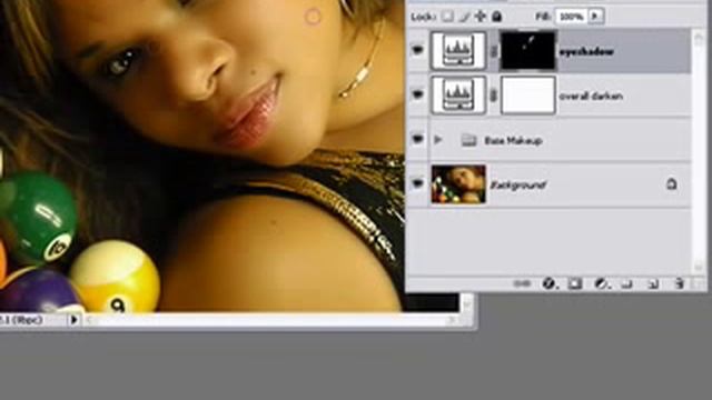 Photoshop Mama's Digital Makeup Example 2 - Part 5 смотреть онлайн