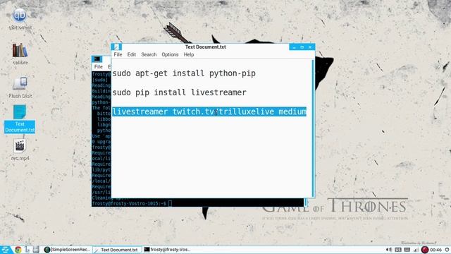 how to watch twitch streams on Linux using livestreamer смотреть онлайн