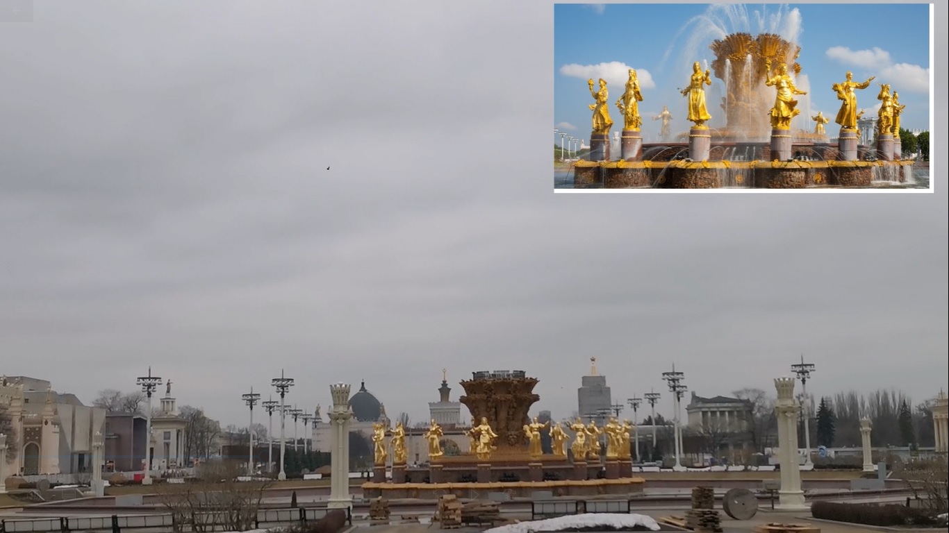 Прогулка по Москве – ВДНХ (Выставка достижений народного хозяйства). смотреть онлайн