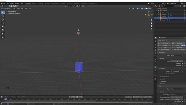 Blender 2.8 | Mantaflow Fluid Simulation - Stylized Liquid Paint Splash | 15 minute TUTORIAL смотреть онлайн