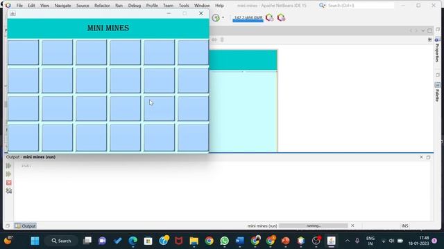 Mini Mines Java Project | Netbeans | Java Swing (Jframe) смотреть онлайн