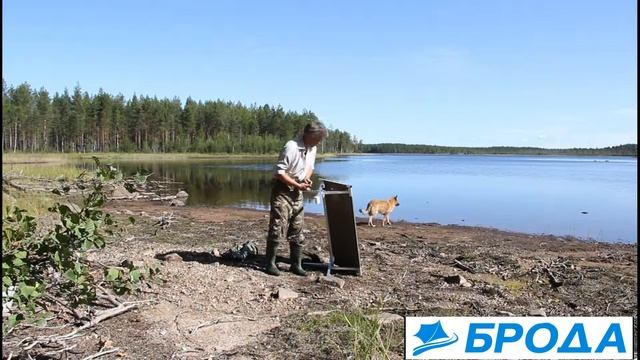 Небольшая многофункциональная раскладушка для зимней рыбалки или любимого питомца. смотреть онлайн