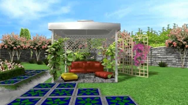 Ландшафтный дизайн. Дизайн проект дачного участка в мавританском стиле смотреть онлайн