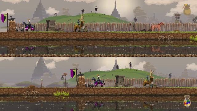 Kingdom Two Crowns. Играем вдвоём на одном компьютере. смотреть онлайн