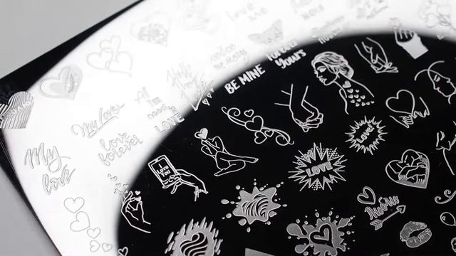 Обзор пластины для стемпинга Lesly - Love Me смотреть онлайн