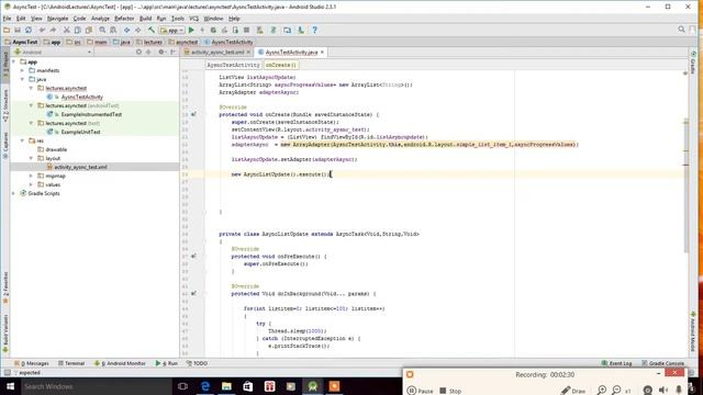 Best Android Course: Async Task with example: part 6 смотреть онлайн