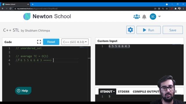 unordered set C++ Explained - Lesson 4.1 | C++ STL Interview Questions | Newton School смотреть онлайн