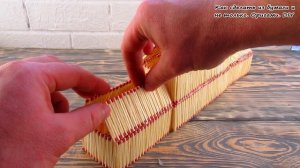 ПОСТРОИЛ ДОМИК ИЗ СПИЧЕК. DIY How to Make Matchstick House at Home