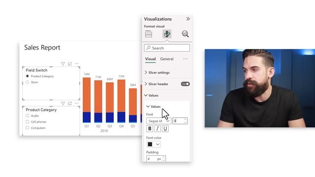 NEW! Dynamic Slicers with Fields Parameters | ULTIMATE EXAMPLE in Power BI смотреть онлайн