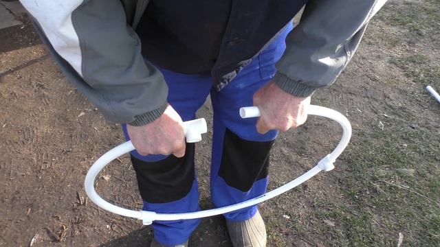 ВЕЧНАЯ, КРЕПКАЯ ОПОРА ДЛЯ КУСТОВ И ЦВЕТОВ  СВОИМИ РУКАМИ ИЗ П/П ТРУБ.