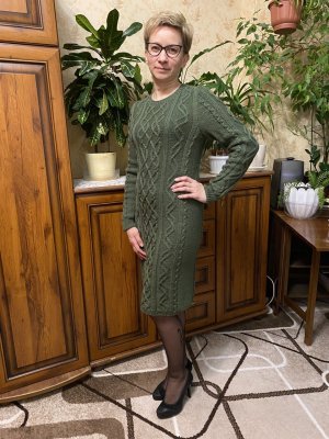 платье ОЛИВКА // НОВЫЙ ПРОЦЕСС