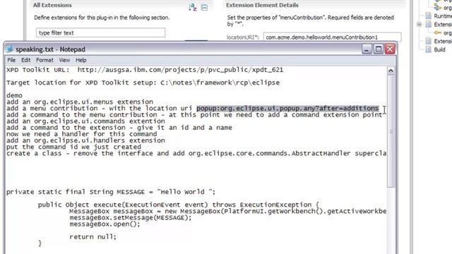 Part 2: Creating Your First Plugin For Lotus Notes смотреть онлайн