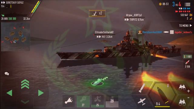 [Battle of warships] USSR SYUZ epic battle! смотреть онлайн