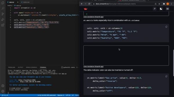 How to apply custom CSS styles in Streamlit apps