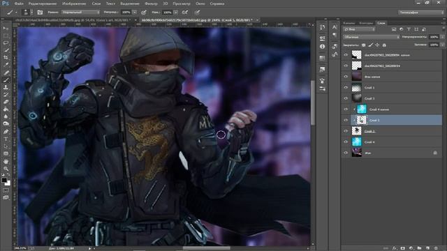 Speed-art in Photoshop #1/Dishonored location смотреть онлайн