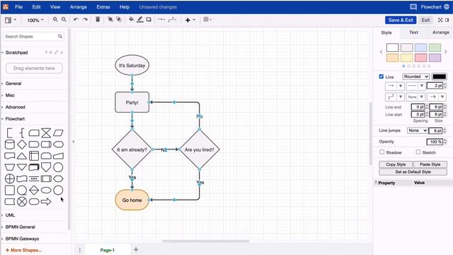 Modifying flowchart connectors in draw.io for Atlassian Confluence & Jira смотреть онлайн