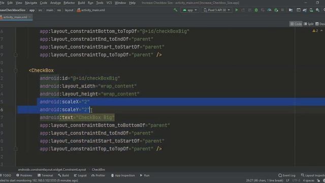 ANDROID - INCREASE THE CHECKBOX SIZE TUTORIAL IN JAVA смотреть онлайн