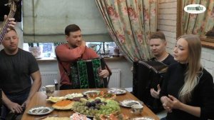 "Крапива" Александра Тушина, ансамбль ВЕЧЁРКА на кухне талантов! Виртуозная гармонь супер атмосфера!