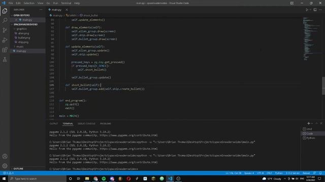 Space Invaders Tutorial Using Pygame смотреть онлайн