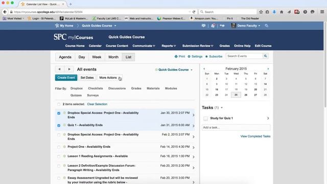 Quick Guide - Calendar: Using Offset Dates in the List View смотреть онлайн