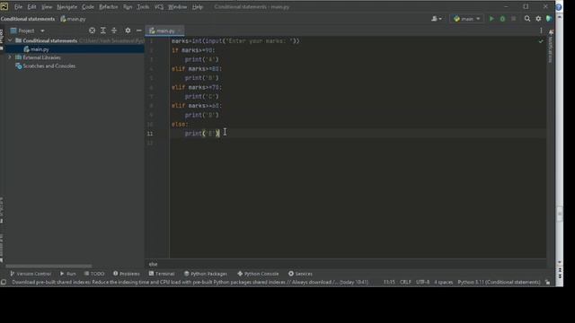 Python Conditional Statements|if-elif-else statement in Python|nested-if statement in Python смотреть онлайн