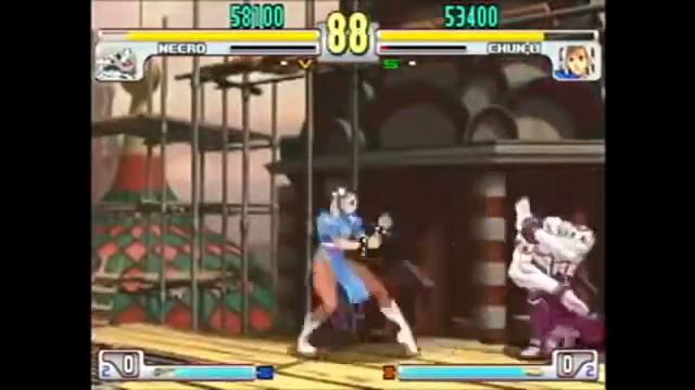 Niku (Necro) vs. Howaito (Chun-li) - STREET FIGHTER III 3RD STRIKE смотреть онлайн