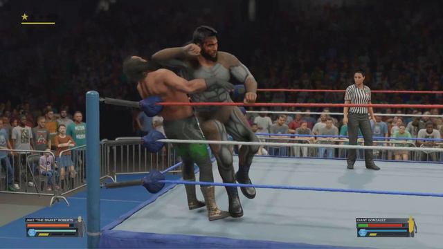 Raw#54 3794 Jake Roberts vs Giant Gonzales смотреть онлайн