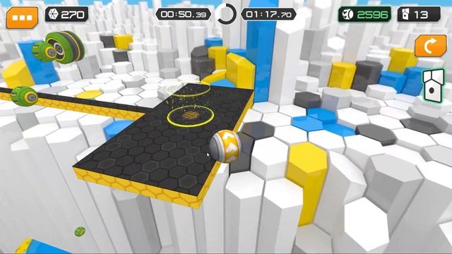 GYRO BALLS - All Levels Gameplay Android, iOS ( Part 11 ) GyroSphere Trials смотреть онлайн