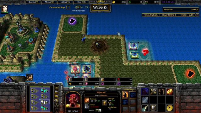 HO: G-TD WARCRAFT 3 CUSTOM GAME #13 -- TRYING TO KILL PEASANT [HARD] смотреть онлайн