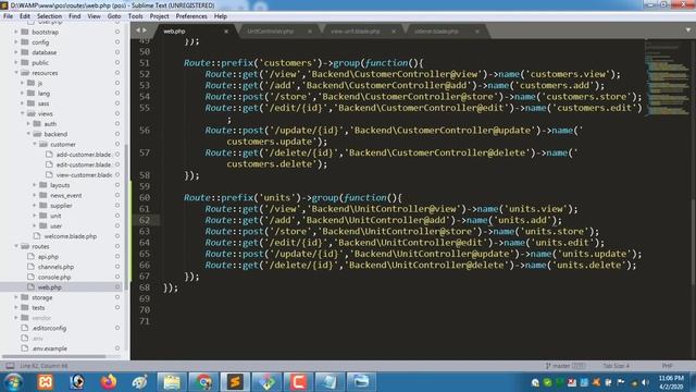 Unit management | Laravel 6.0 | pos software/inventory management*2020*new tips* part 5 смотреть онлайн