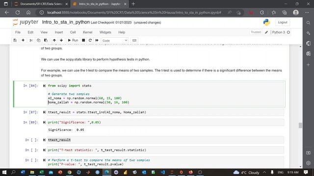 Intro. to Statistics in Python 2 (Data Science in Hausa) смотреть онлайн