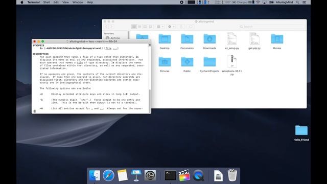 AlluringMind Python Intro: Terminal Basics смотреть онлайн