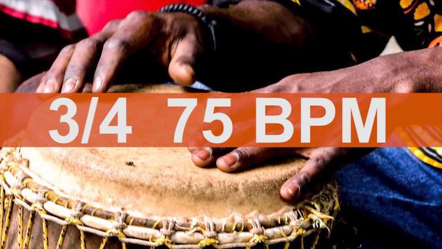 🔴 75 BPM 3/4 Latin Percusión Metronome смотреть онлайн