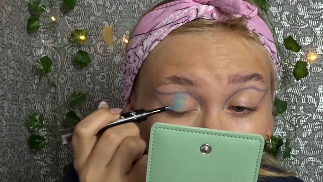Повторяю макияж из PINTEREST(на Хэллоуин часть №1) кривые стрелки? смотреть онлайн
