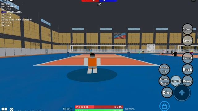 How To Jump Float Serve in Volleyball 4.2 [Roblox Mobile] смотреть онлайн