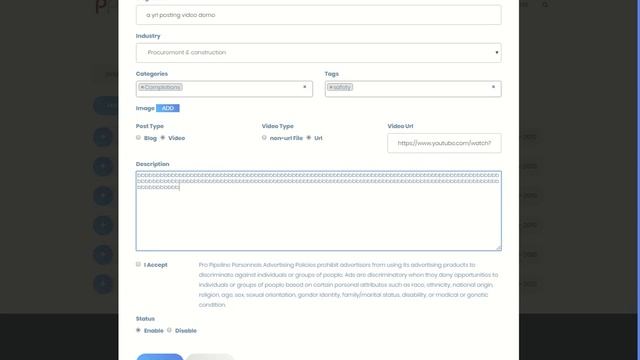 a url posting demo смотреть онлайн