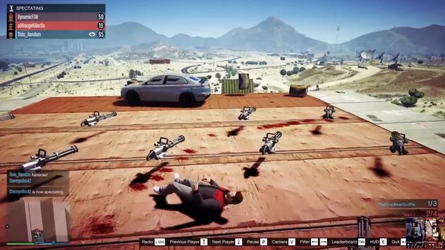 GTA 5 Minigun vs Kuruma смотреть онлайн