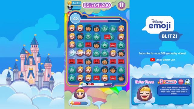 Disney Emoji Blitz BRIAR ROSE (L5) - Sleeping Beauty - Exclusive Story - v52 смотреть онлайн