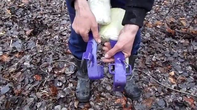 когти кедролазы,испытания когтей с двумя клыками. смотреть онлайн