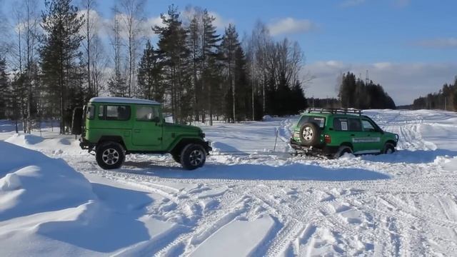 Land Cruiser 100vx системы подвесок 4" VS Land Cruiser BJ40 1976г. смотреть онлайн