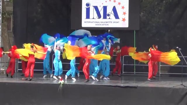 Венгрия, Чемпионат Европы 2013 среди мажореток, Россия, Огонь и Вода смотреть онлайн