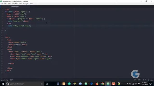 PHP lesson - Write Program - part 2 смотреть онлайн