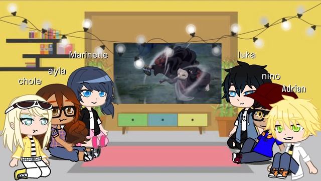 MLB reacts to demon slayer gacha club смотреть онлайн