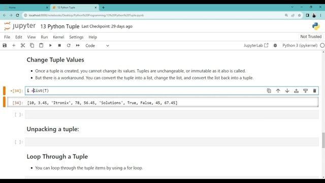 Python Tuples Manipulation - Tuples Methods, Operations, Indexing, Slicing, Packing and Unpacking смотреть онлайн