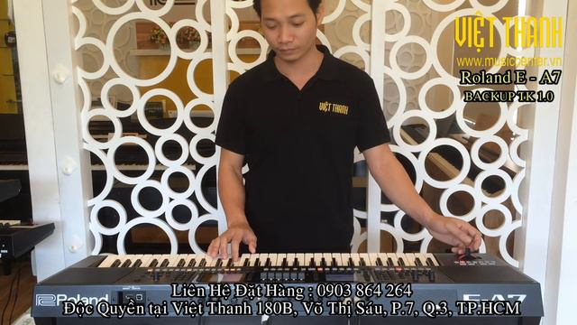 ROLAND E - A7 STYLE & TONE (12/2015) Mr KIEN 0907714841