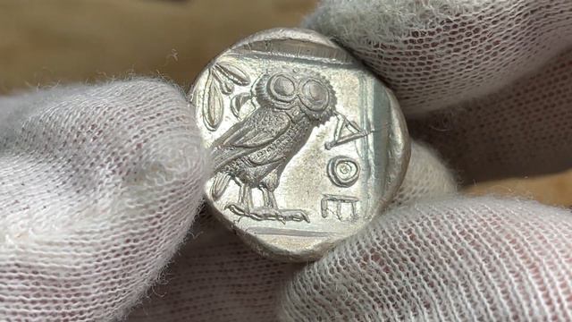 Attika, Aten, Tetradrachm 454-404 f.Kr - MYCKET VACKERT SKICK från Roberto Delzanno Mynthandel смотреть онлайн