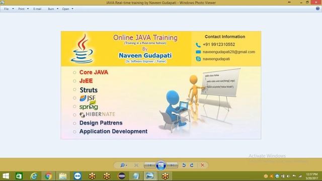 JAVA Realtime training by Naveen Gudapati demo session смотреть онлайн