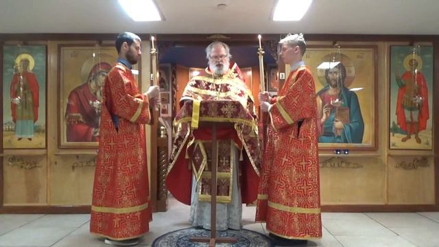 READING THE HOLY GOSPEL, Ru/En, 3nd Sunday after Pentecost. Archpriest Victor Dobroff смотреть онлайн
