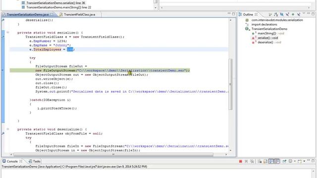 What is a transient variable in Java смотреть онлайн
