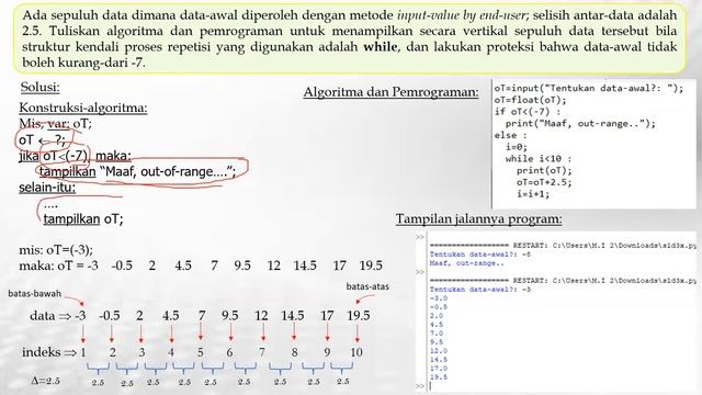kontrol repetisi while | pyhton programming смотреть онлайн